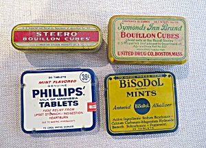 Vintage Food Medicine Tins (Image1)