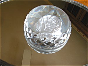 Waterford Crystal Rose Paperweight