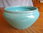 Click to view larger image of Vintage Aqua Glazed Redware Vase (Image4)