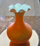 Click to view larger image of Vintage Blown Art Glass Vase  (Image7)