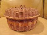 Click here to enlarge image and see more about item basket0119: Native American Vintage Basket