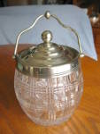 Click to view larger image of Registered English Antique Biscuit Jar (Image8)