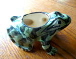 Click here to enlarge image and see more about item bmfrog0916: Brush McCoy Pottery Frog Planter