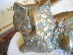 Click to view larger image of Antique Bronze Cat Doorstop (Image3)