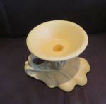 Click to view larger image of Vintage Yellow Candle Holder (Image3)