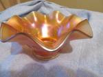 Click to view larger image of Dugan Carnival Glass Ruffled Bowl (Image6)
