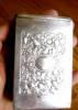Click to view larger image of Vintage Silver Repousse Cigarette Case (Image2)