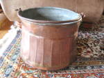 Click to view larger image of Antique Ribbed Copper Bucket (Image8)