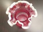 Click to view larger image of Cranberry Glass Vase (Image2)