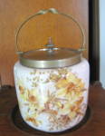 Antique Biscuit Jar Daffodils