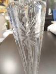 Click to view larger image of Antique Etched Cut Glass Bud Vase (Image2)