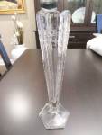 Click to view larger image of Antique Etched Cut Glass Bud Vase (Image7)