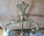Click to view larger image of Bronze Brass Fireplace Tool Stand Antique (Image7)