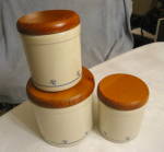 Click to view larger image of Friendship Pottery Crock Cannisters (Image7)
