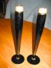 Click to view larger image of Black Glass Candlesticks Vintage (Image4)