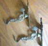 Click to view larger image of Vintage Brass Wall Hooks (Image2)