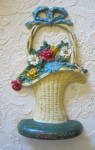 Click to view larger image of Hubley Flower Basket Doorstop Antique (Image5)