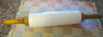 Click to view larger image of Patented Antique Milk Glass Rolling Pin (Image2)
