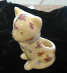 Click here to enlarge image and see more about item kittyplanter4013: Vintage Kitty Planter