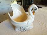 Click to view larger image of McCoy Pottery Swan Vase Planter (Image2)