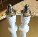 Click to view larger image of Westmoreland Milk Glass Vintage Shakers (Image3)