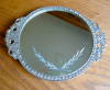 Click to view larger image of Small Vintage Etched Mirrored Tray (Image3)
