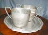 Click to view larger image of Vintage White Pewter Creamer and Sugar (Image6)