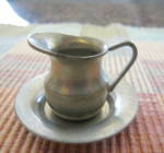 Click to view larger image of Conn. House Pewter Mini Pitcher & Bowl (Image1)
