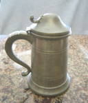 Click to view larger image of Vintage Colonial Pewter Tankard (Image7)