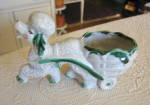 Click here to enlarge image and see more about item poodleplanter0415: Vintage Poodle Planter