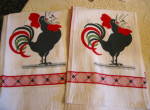 Click to view larger image of Recipe Box & Rooster Towels Vintage (Image7)