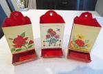 Click to view larger image of Vintage Red Matchholders (Image2)
