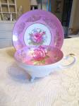Click to view larger image of Royal Halsey Footed Rose Teacup (Image7)