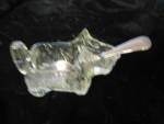 Click to view larger image of Scottie Dog Glass Spoon Rest Vintage (Image3)