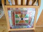 Click to view larger image of Framed Stained Glass Panel (Image3)