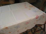 Click to view larger image of Vintage Linen Embroidered Tablecloth (Image7)