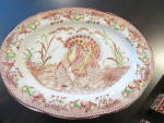 Click to view larger image of Vintage Transferware Turkey Platter (Image2)