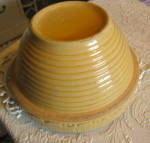 Click to view larger image of Yellow Ware Vintage Bowl  (Image3)