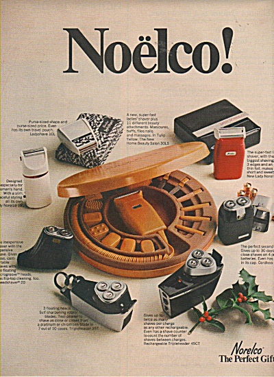 Norelco Shaver Ad 1970