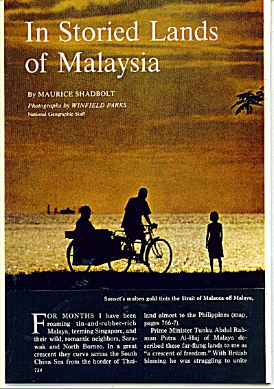 The Storied Lands Of Malaysia Story - 1963
