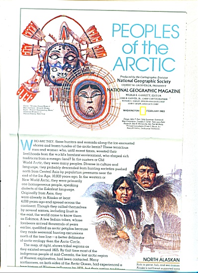 Map Of The Arctic Ocean - 1983