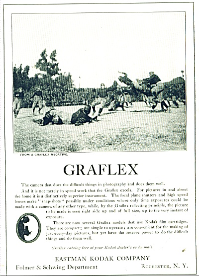 Graflex Photography Ad - 1921