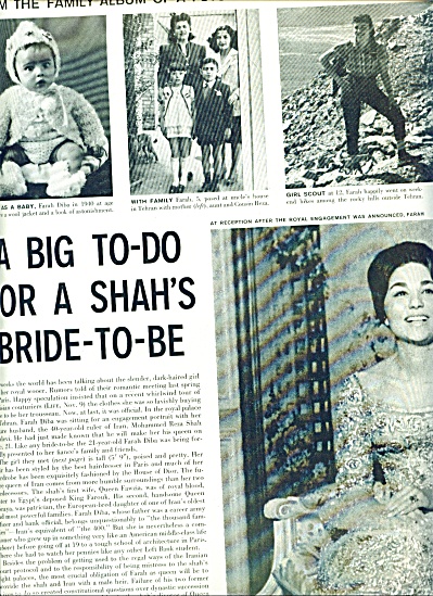 1959 - The Shah Of Iran To Take 3rd Wife