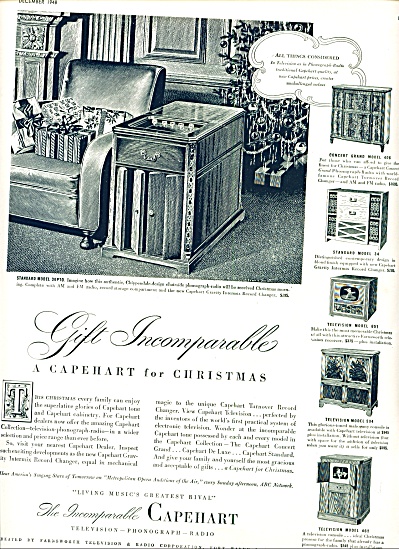 1948 - Capehart Television-phonograph-radio