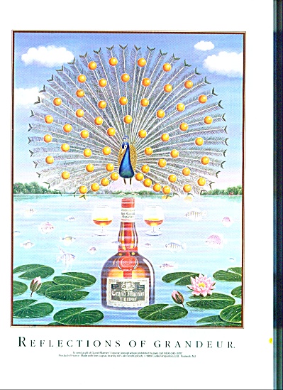 Grand Marnier Liqueur Ad 1991