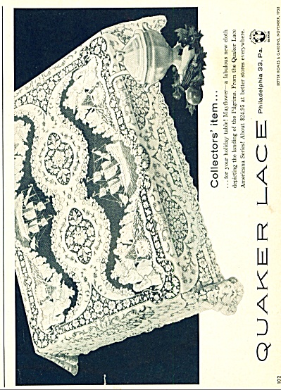 Quaker Lace Ad 1958