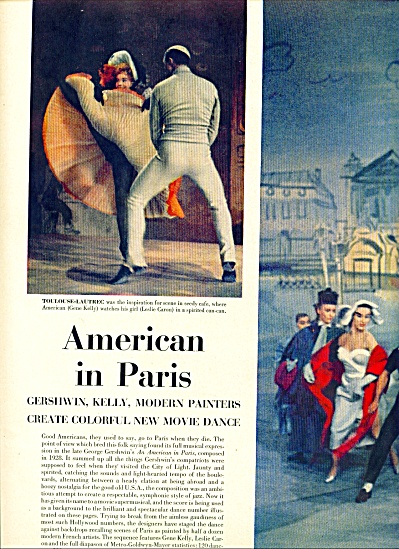 1951 - American In Paris - Gene Kelly