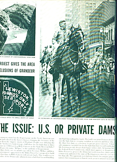 1953 - U.s. Or Private Dams Story