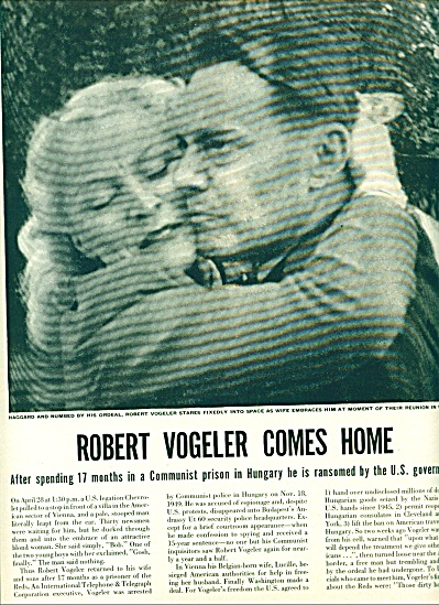 1951 - Robert Vogeler Comes Home