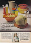Click here to enlarge image and see more about item 112104Ea: 1974 Tupperware Servalier - Tablemates +++ AD